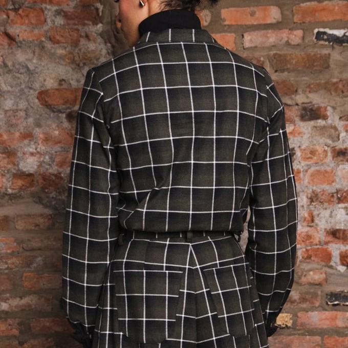 Desert blouse Twill checks - Last size: 36 from Mon Col Anvers