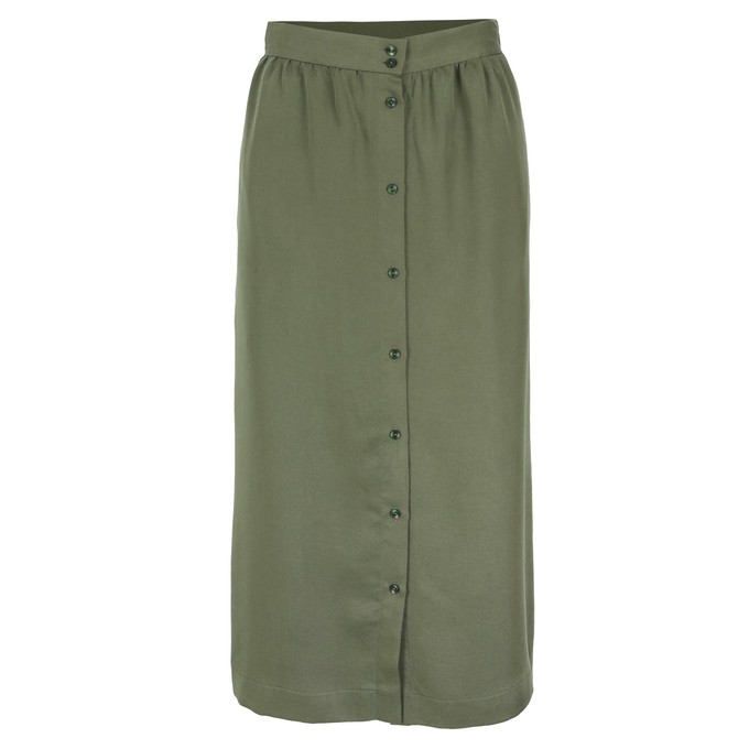 Elba skirt khaki - Last size 42 from Mon Col Anvers