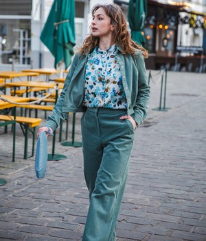 Han pants Muted green from Mon Col Anvers