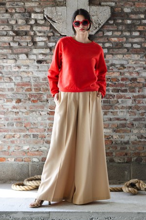 Clay pants Beige from Mon Col Anvers