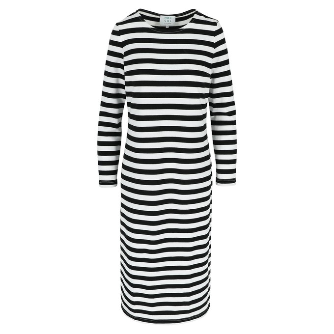 Glory midi dress Stripes (organic cotton) from Mon Col Anvers