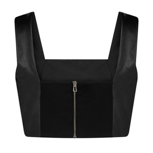 Minimalist Faux-Leather Top from MONIQUE SINGH