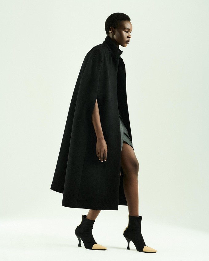 WOOL CAPE JACKET from MONIQUE SINGH