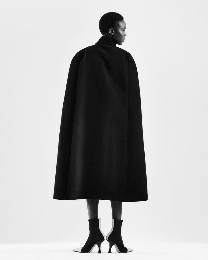 WOOL CAPE JACKET from MONIQUE SINGH