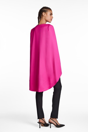 HOT PINK CAPE JACKET from MONIQUE SINGH