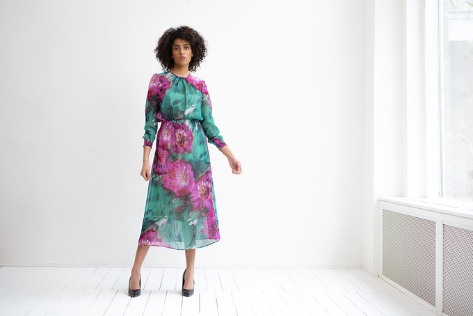 FLORAL SHEER DRESS from MONIQUE SINGH