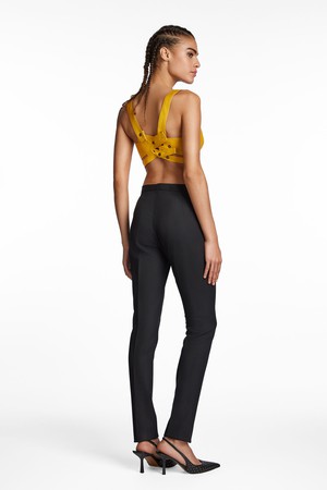 BLACK GABARDINE PANTS from MONIQUE SINGH