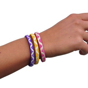 Set van 3 cana flecha armbanden - paars/geel/roze from MoreThanHip