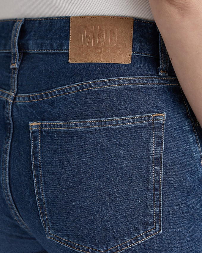 Jamie Mid Loose - Stone Indigo from Mud Jeans