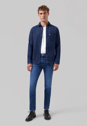 Daily Mid Tapered - Stone Indigo from Mud Jeans