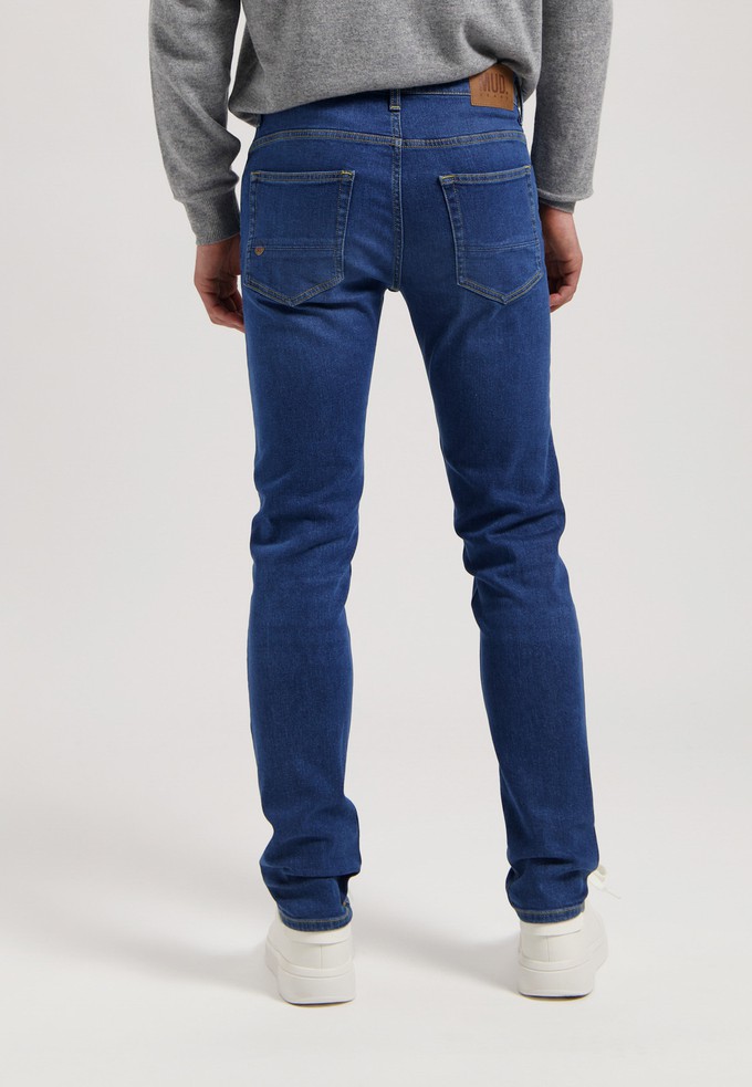 Daily Mid Tapered - Stone Indigo from Mud Jeans