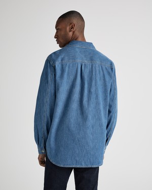 Chris Denim Shirt - Medium Stone from Mud Jeans