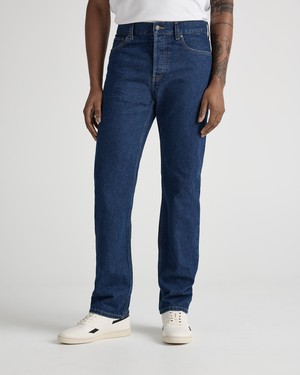 John Mid Straight - Stone Indigo from Mud Jeans