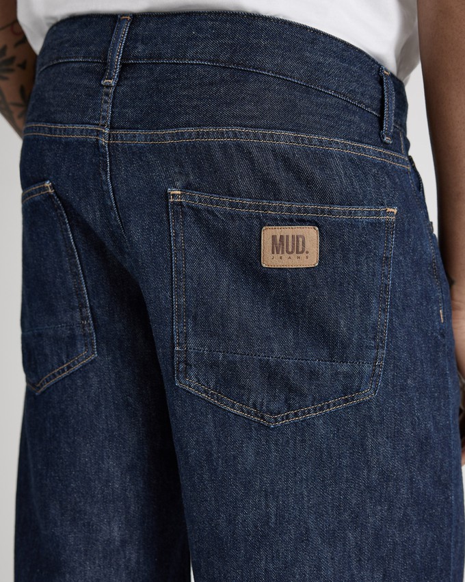 James Denim Short - Stone Indigo from Mud Jeans