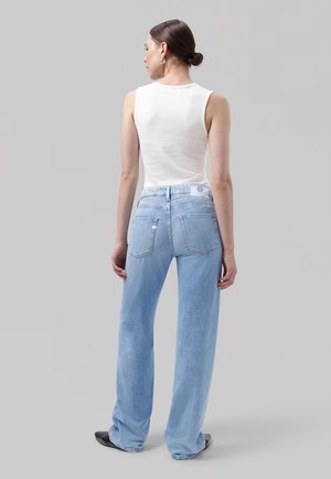 Loose Jamie Flow - Stone Vintage from Mud Jeans