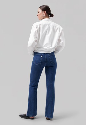 Isy Flared - Stone Indigo from Mud Jeans