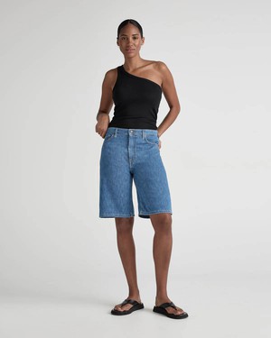 Suzy Mid Short - Medium Stone from Mud Jeans