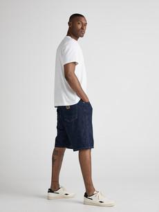 James Denim Short - Stone Indigo via Mud Jeans