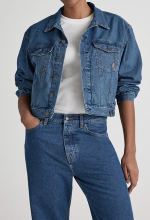 Gina Jacket - Medium Stone from Mud Jeans