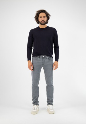 Dunn Low Tapered - 03 Grey from Mud Jeans