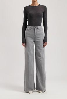 Sara High Loose Flow - Marge Grey via Mud Jeans