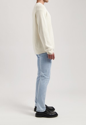 Bryce Mid Straight - Light Stone from Mud Jeans