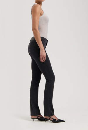 Faye Low Slim - Stone Black from Mud Jeans