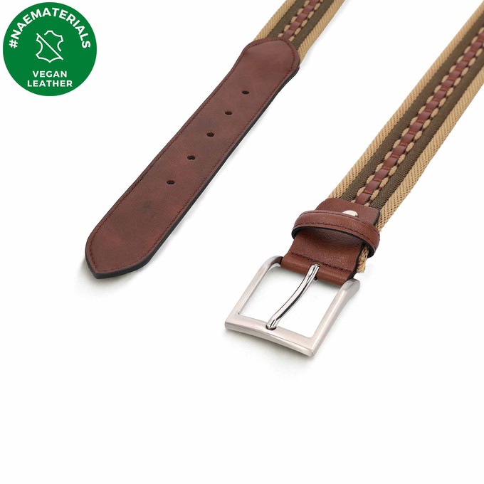 Belt Piera Brown from NAE Vegan Shoes