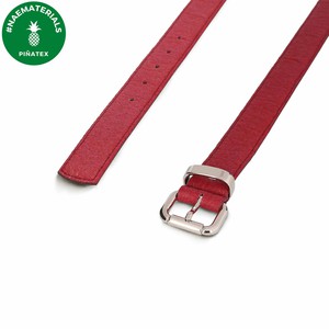 Belt Ordis Red from NAE Vegan Shoes