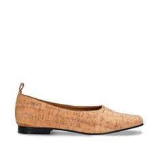 MELITA CORK Brown via NAE Vegan Shoes