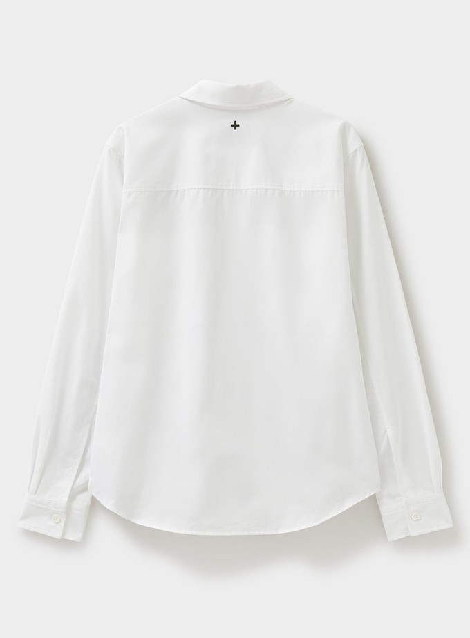 Recycled Italian Rigenerato White Double Pocket Shirt from Neem London