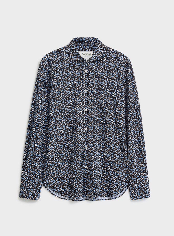 Recycled Multi Print Party Comfort Shirt from Neem London