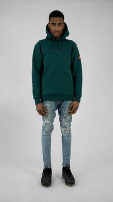 Basic green organic hoodie via New Habit