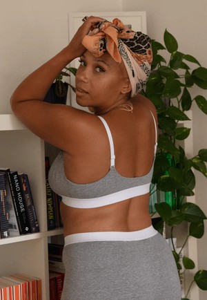 The Bralette, Kool Grey from Not Basics