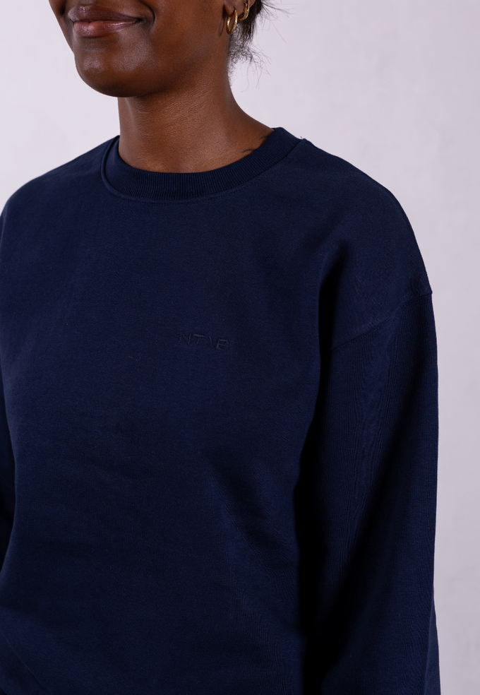 Oversized Sweatshirt, Blue Navy from Not Basics