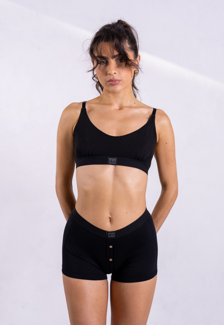 Women's Boxer Briefs, Black from Not Basics