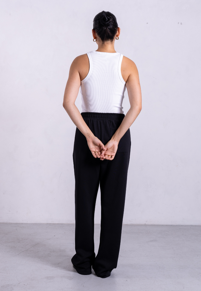 Organic Cotton Ribbed Tank Top, White from Not Basics