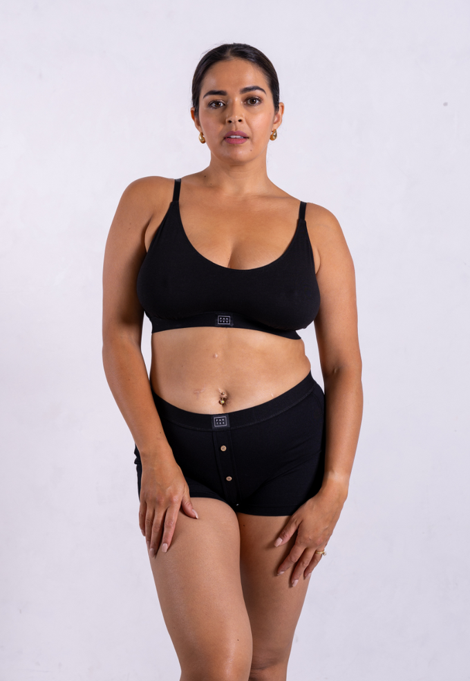 Women's Boxer Briefs, Black from Not Basics