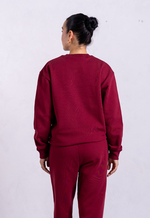 Organic Cotton Sweatsuit Set, Ruby Wine from Not Basics