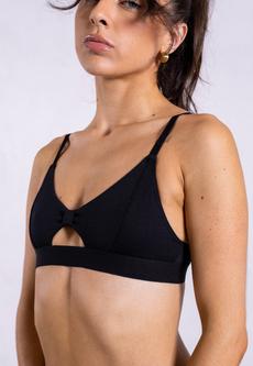 The Bralette, Black via Not Basics