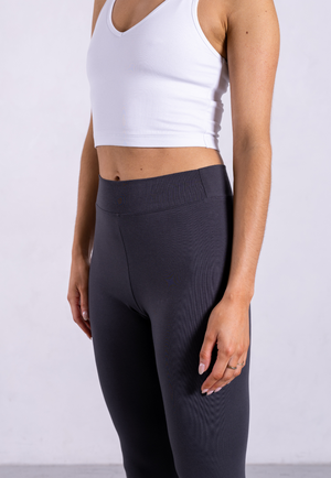 Organic Cotton Leggings, Charcoal from Not Basics