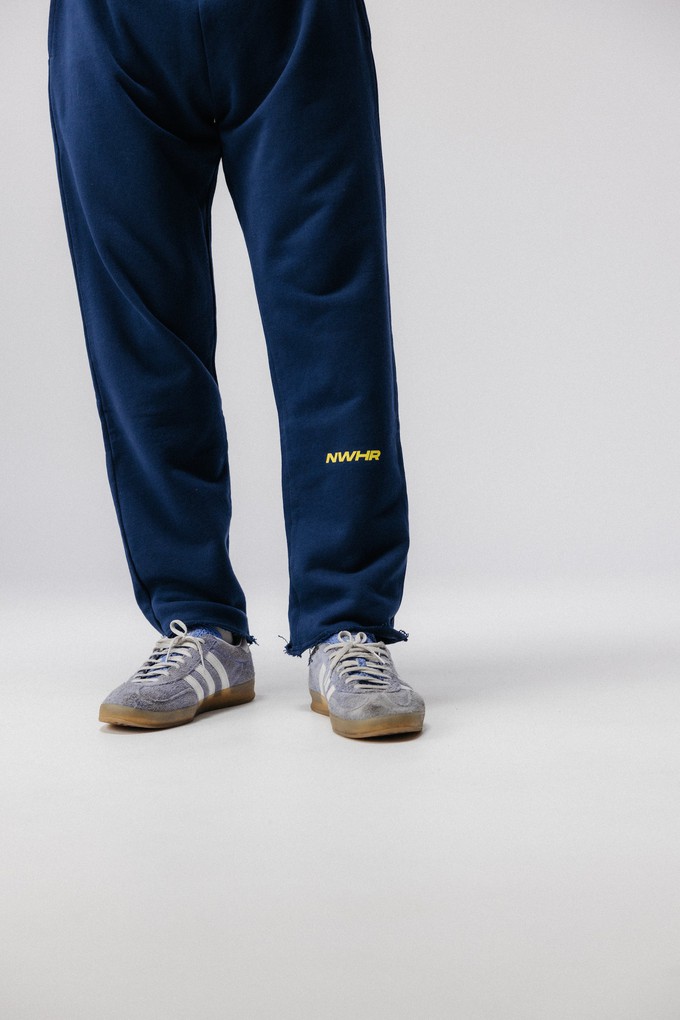 Soft navy trousers from NWHR