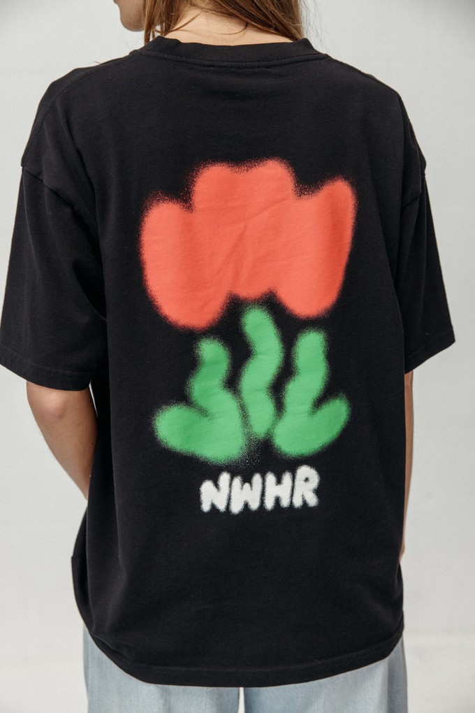 Tulip Black T-shirt from NWHR