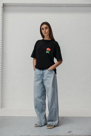 Tulip Black T-shirt from NWHR