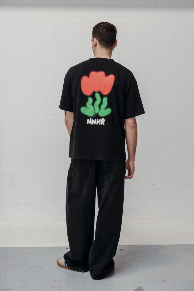 Tulip Black T-shirt from NWHR