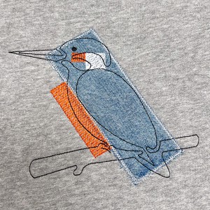 De IJsvogel 2.0 | Sweater Unisex | Melange Grey from PapajaRocks