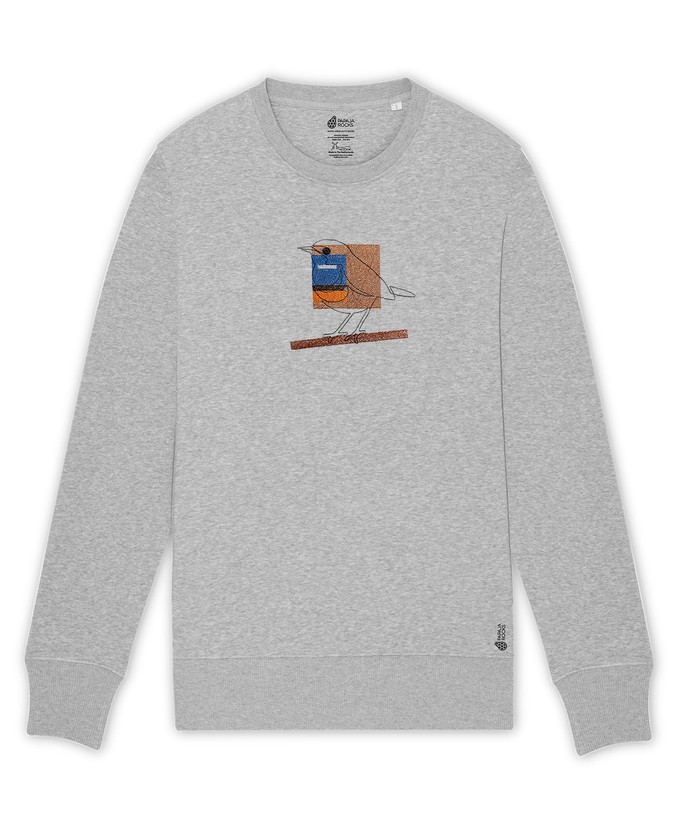 De Blauwborst | Sweater Unisex | Melange Grey from PapajaRocks