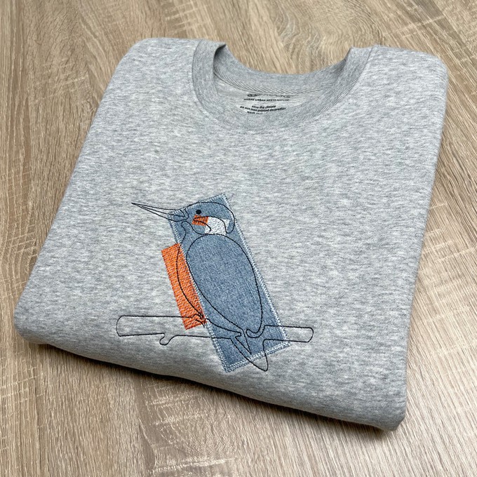 De IJsvogel 2.0 | Sweater Unisex | Melange Grey from PapajaRocks