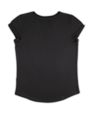 De Roos | T-shirt Dames | Ash Black from PapajaRocks