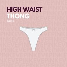 High waist string patroon via PinkEve